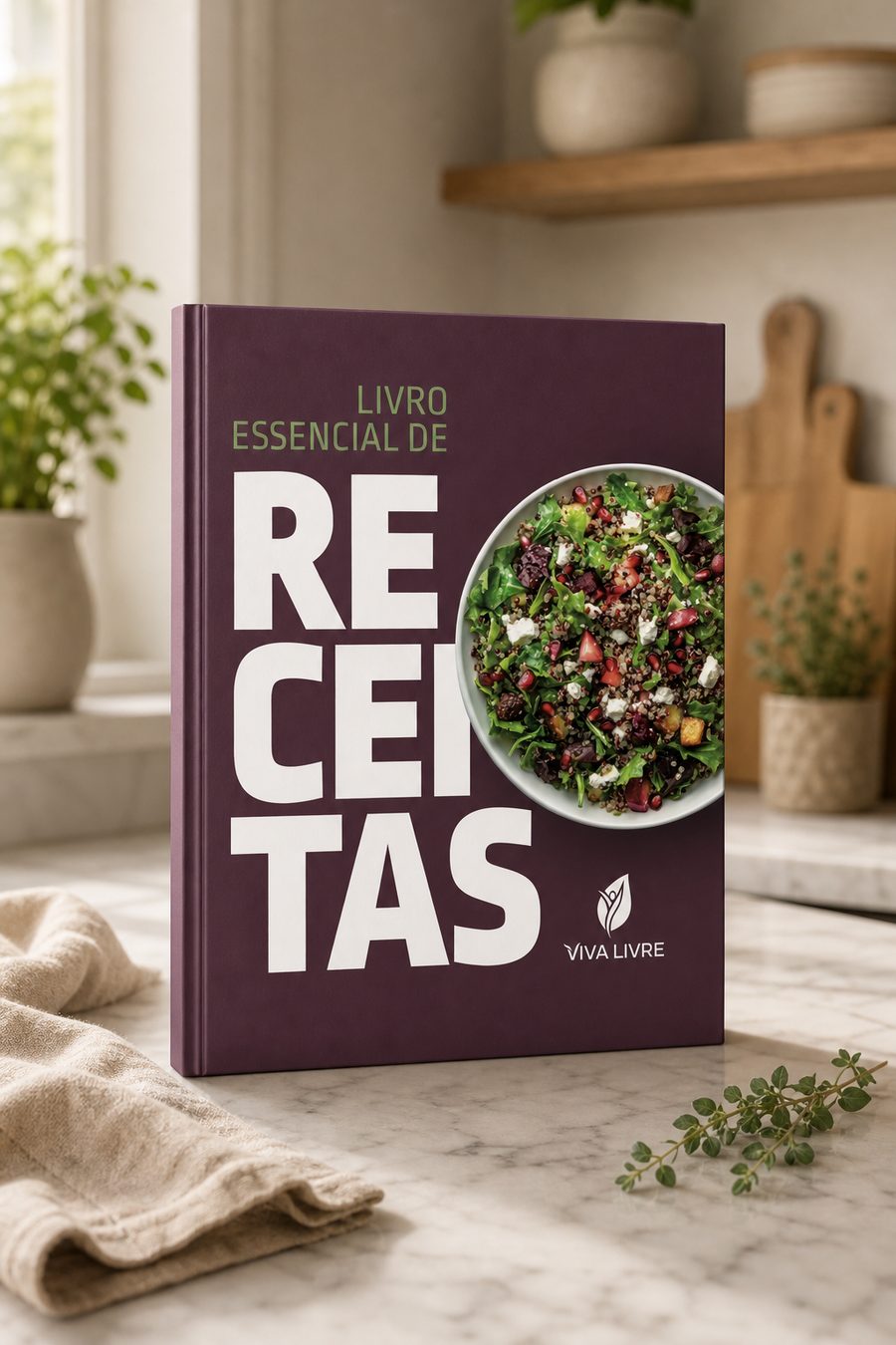 Livro Essencial de Receitas do Viva Livre